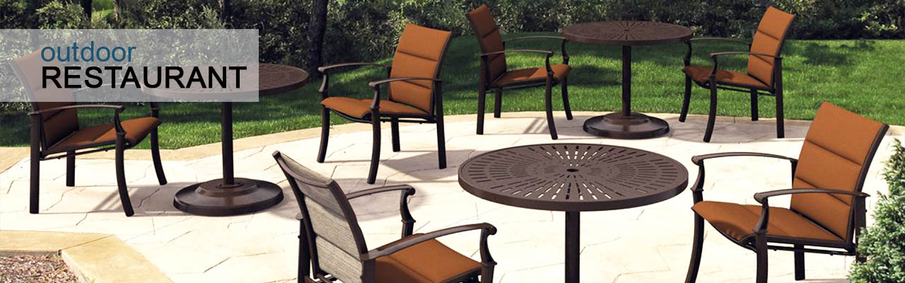 Commercial Contract Outdoor Furniture, Outdoor Restaurant Patio Furniture